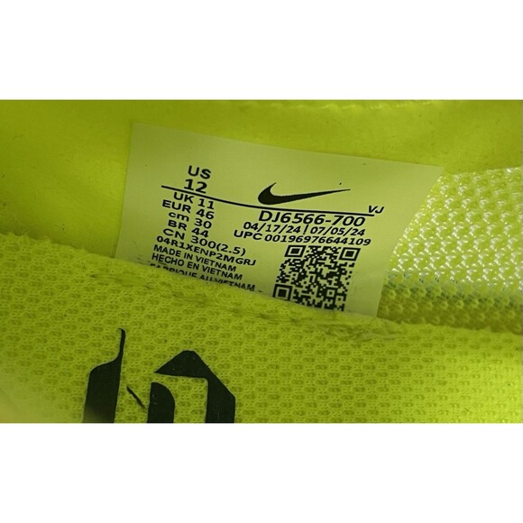 Nike ZoomX Streakfly Volt Running Shoe Men’s 12 Bright Crimson Yellow DJ6566-700 - Picture 12 of 16